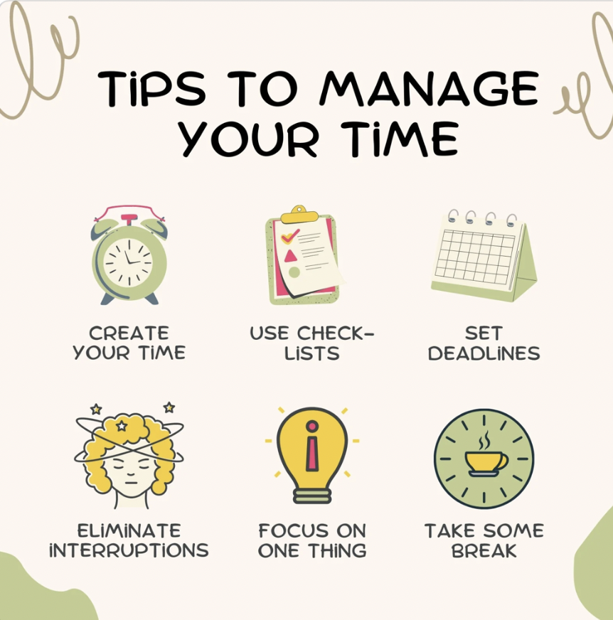 self help create your schedule for time management - image